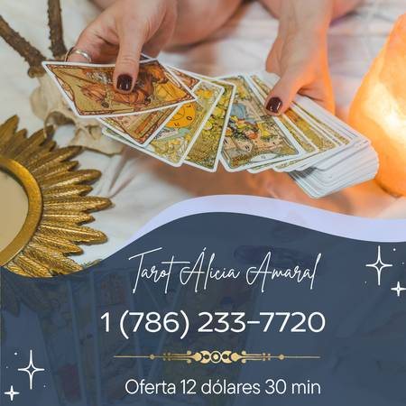 TAROT ALICIA AMARAL OFFER 30 MINUTES 12 DOLLARS